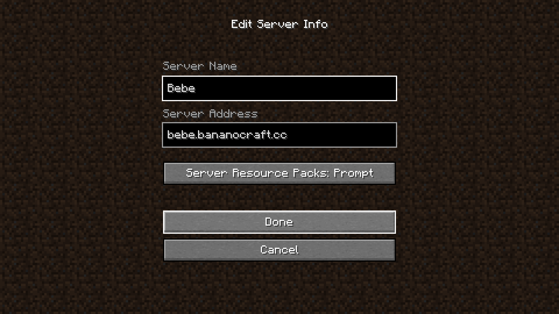 Add Server